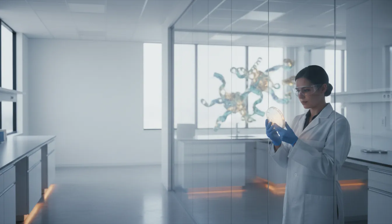 Antibody molecular model representing Adagene’s conditionally activated antibody platform
