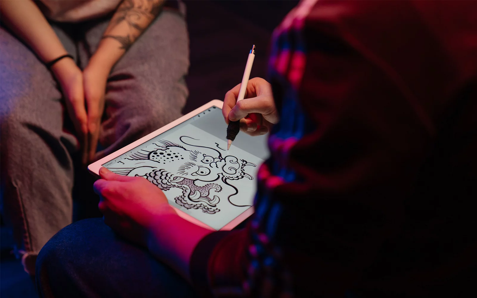 Animation studio workstation representing Kartoon Studios content production