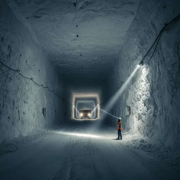 Industrial salt production representing Atlas Salt's North American supply thesis