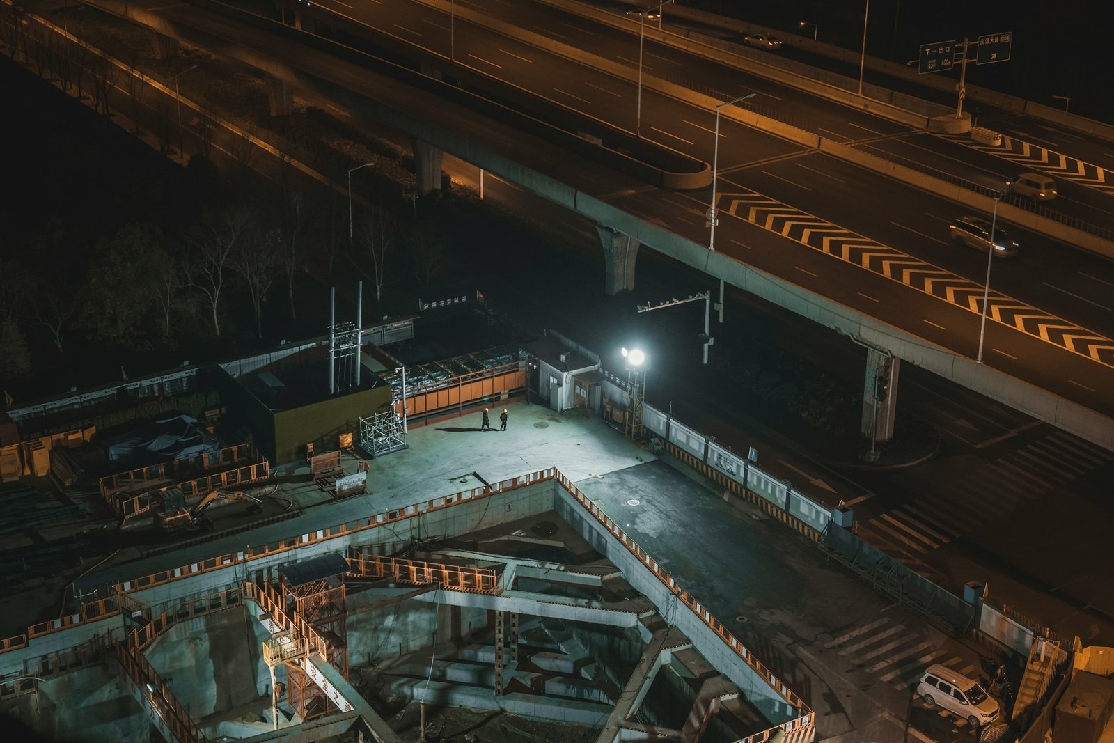 Construction worker pouring concrete on infrastructure project representing CEMATRIX foam-cement applications