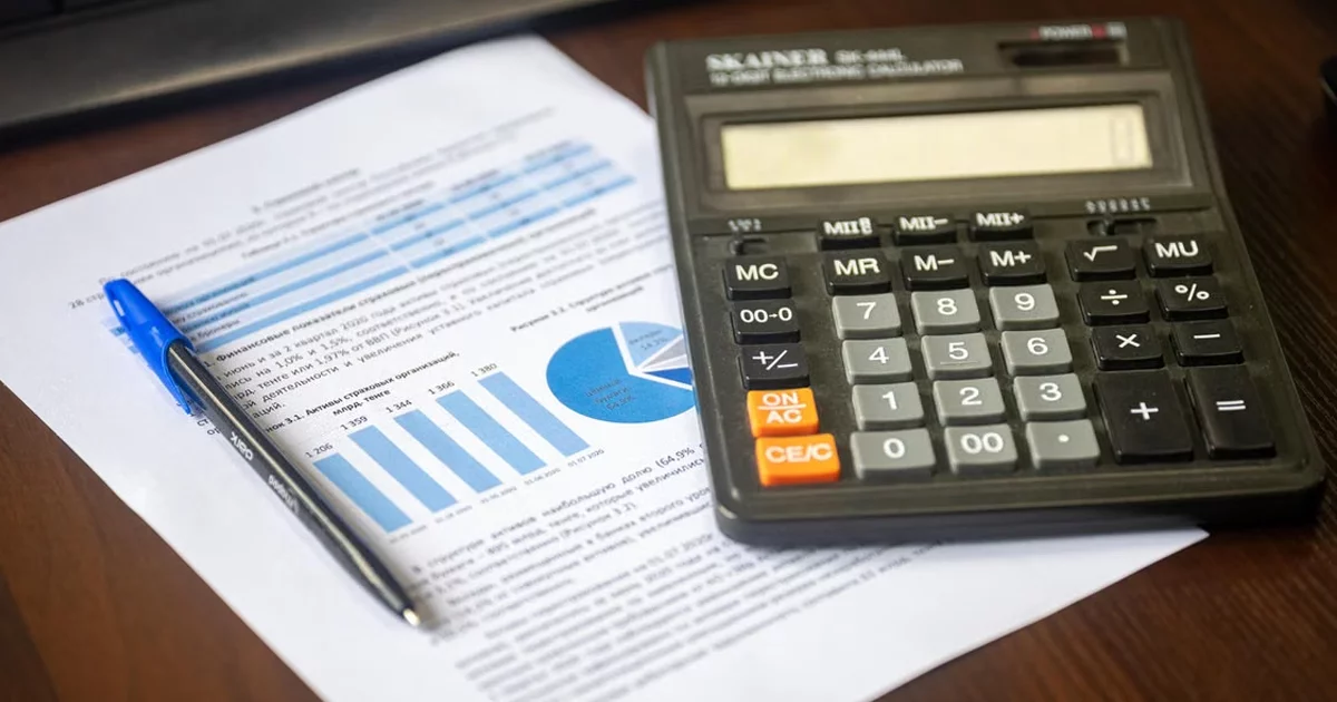 Income statement showing revenue, cost of goods sold and gross profit lines
