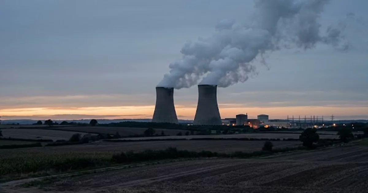 Uranium processing facility representing the nuclear fuel supply chain